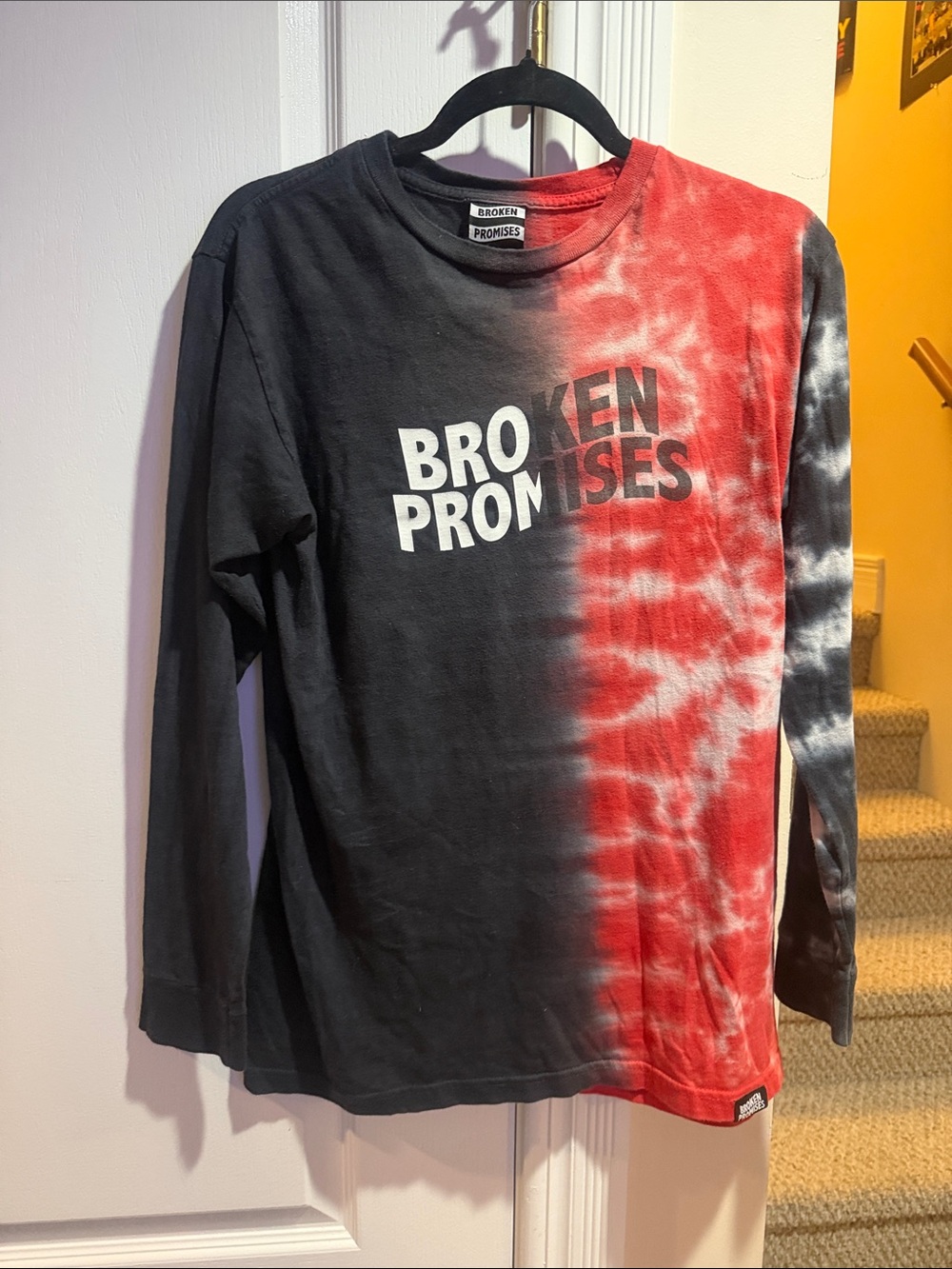 Broken Promises Long-Sleeve Tie-Dye Shirt M(S)W(M)